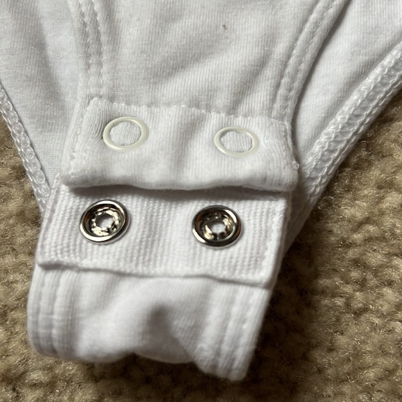 Old navy Sleeveless Square-Neck Bodysuit - white - Picture 4 of 5